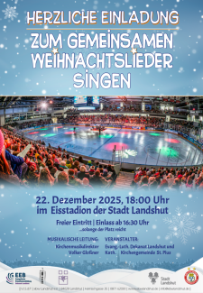 Weihnachtssingen im Eisstadion