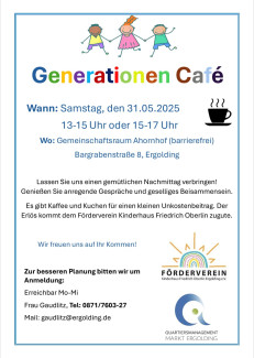 Generationen Café im Ahornhof